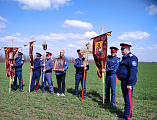 Преосвященнейший епископ Симон вместе с фермерами Верхнего Дона помолился о благополучии урожая в полях