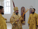 Преосвященнейший епископ Симон совершил архипастырский визит в храм святителя Николая города Зверево
