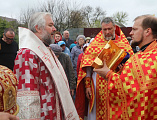 В пятницу Светлой седмицы Преосвященнейший епископ Симон совершил Божественную литургию в храме архиерейского подворья в честь великомученицы Екатерины города Красный Сулин