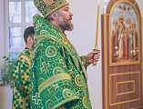 Накануне дня памяти благоверного святого великого князя Александра Невского Преосвященнейший епископ Симон совершил всенощное бдение в Александро-Невском храме г. Шахты