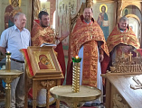 В храме Донской иконы Божией Матери г. Новошахтинска почтили память священномученика Александра, епископа Команского, небесного покровителя города Новошахтинска и горняков