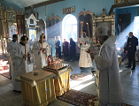На девятый после кончины протоиерея Валерия Татаркина Преосвященнейший епископ Симон совершил заупокойную Божественную литургию в храме святителя Николая г. Шахты