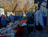 Освящение пасхальных куличей состоялось в Преображенском храме села Лысогорка