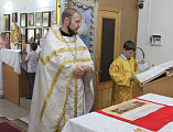 В храме в честь великомученика и целителя Пантелеимона города Гуково состоялась детская Божественная литургия