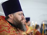 Преосвященнейший епископ Симон совершил заупокойную литию по местночтимому исповеднику веры иеромонаху Серафиму (Калинину) в храме Донской иконы Божией Матери города Новошахтинска