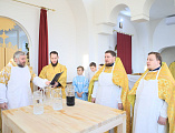 Преосвященнейший епископ Симон совершил чин великого освящения храма Державной иконы Божией Матери г. Донецка