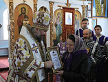 Преосвященнейший епископ Симон с архипастырским визитом посетил Чернышевское благочиние