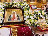 Архипастыри Дона встретили мощи святителя Тихона в Ростове-на-Дону в год 100-летия его преставления