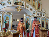 В день памяти святых равноапостольных Мефодия и Кирилла в храме при ИСОиП (филиал) ДГТУ в г. Шахты прошло соборное богослужение