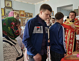 Иерей Александр Левчик напутствовал перед экзаменами выпускников школ Боковского района                   