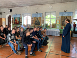 В Свято-Пантелеимоновском храме г. Миллерово завершился цикл экскурсий для учащихся первых курсов казачьего техникума