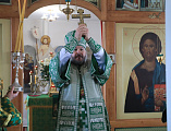 В престольный праздник Преосвященнейший епископ Симон совершил Божественную литургию в храма блаженной Матроны Московской города Донецка