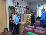 Покровский приход города Новошахтинска доставил полторы тонны гуманитарной помощи для бойцов казачьих частей, участвующих в СВО