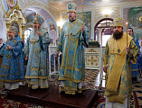 В городе Луганске епископ Симон принимает участие в торжествах по случаю Луганской иконы Божией Матери
