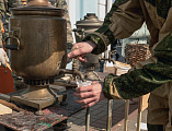 В прощеное воскресенье на Соборной площади города Шахты состоялись народные гуляния, посвященные Масленице