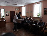 С Рождеством Христовым протоиерей Александр Бралгин поздравил центр реабилитации престарелых