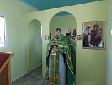 В храме святого Паисия Святогорца совершили Божественную литургию