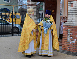 Преосвященнейший епископ Симон совершил чин великого освящения храма Державной иконы Божией Матери г. Донецка