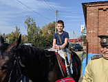 В Шептуховке состоялся обряд посажения на коня
