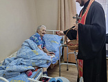 Пасхальное посещение постояльцев реабилитационного отделения для граждан пожилого возраста и инвалидов в станице Боковской