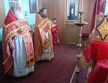 В субботу Светлой седмицы в храме Архистратига Михаила пос. Каменоломни состоялось соборное богослужение духовенства Нижнедонского округа