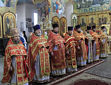 В день тезоименитства Преосвященнейший епископ Симон совершил Божественную литургию в Покровском кафедральном соборе города Шахты