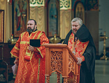 Преосвященнейший епископ Симон совершил благодарственный молебен за дарование Победы и литию по погибшим в Великой Отечественной войне