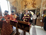 В престольный день епископ Симон совершил Божественную литургию в храме святых мучениц Веры, Надежды, Любови и матери их Софии в станице Багаевской