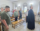 В Донском храме Новошахтинска прошла встреча с казаками станицы Мало-Несветаевской