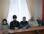 Благочинный приходов Александровск-Грушевского округа протоиерей Сергий Яценко принял участие в рабочем совещании с руководителями первичных ветеранских организаций г. Шахты.