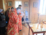 Преосвященнейший епископ Симон в день Радоницы совершил Божественную литургию в храме преподобного Сергия Радонежского г. Шахты