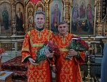 В Свято Успенском храме поздравили прихожанок с днем святых жен-мироносиц