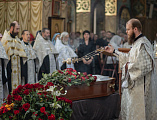 Духовенство Шахтинской епархии совершило чин погребения почившего иерея Евгения Поцелуева
