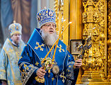 Преосвященнейший Симон епископ Шахтинский и Миллеровский сослужил Главе Донской митрополии в праздник Донской иконы Божией Матери, установленный на Дону