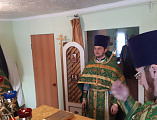 Престольный праздник в молитвенном доме в честь преподобного Серафима Саровского х. Александровский отметили соборным богослужением