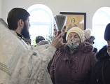 В канун Крещения Господня иерей Евгений Осяк совершил чин Великого освящения воды в Свято-Троицком храме г. Каменск-Шахтинский