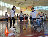Протоиерей Сергий Яценко принял участие в инклюзивном фестивале «Спорт без границ» в пос. Каменоломни