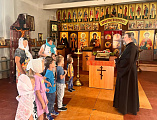 Пантелеимоновский храм посетили воспитанники детского сада