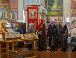 Преосвященнейший епископ Симон с архипастырским визитом посетил приход в честь святого равноапостольного князя Владимира города Шахты