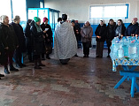 Чин Великого освящения Воды в селе Россошь
