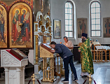 В день памяти обретения мощей преподобного Максима Грека Преосвященнейший епископ Симон совершил Божественную литургию в Покровском кафедральном соборе города Шахты