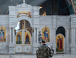 В день памяти великомученика Феодора Тирона Преосвященнейший епископ Симон совершил Литургию в Покровском кафедральном соборе города Шахты