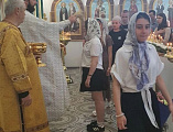 Свящденник благословил учащихся 9-х и 11-х классов шахтинской школы №14 на успешную сдачу экзаменов