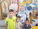 Соборное богослужение в Донском храме Новошахтинска с участием духовенства и казачества