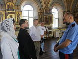 Рабочая встреча сотрудников двух епархий у святынь Приазовья