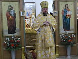 С архипастырским визитом Преосвященнейший епископ Симон посетил приход великомученика и целителя Пантелеимона г. Гуково