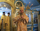 С архипастырским визитом Преосвященнейший епископ Симон посетил Покровский приход города Новошахтинска 