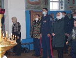 203-ю годовщину со дня смерти атамана Матвея Платова молитвенно почтили в храме Архистратига Михаила пос. Каменоломни