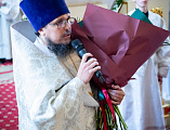 Преосвященнейший епископ Симон сослужил митрополиту Саратовскому и Вольскому Игнатию в день 10-летия его архиерейской хиротонии