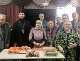 В дни Святок священник посетил дом престарелых хутора Колундаевского